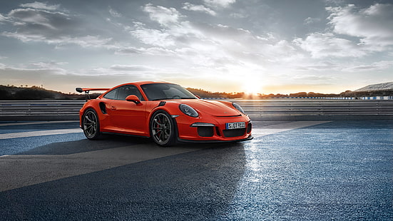 Excelente, 2015, Porsche 911 GT3 RS, Orange Car, Outdoor, excelente, 2015, porsche 911 gt3 rs, orange car, outdoors, Fondo de pantalla HD HD wallpaper
