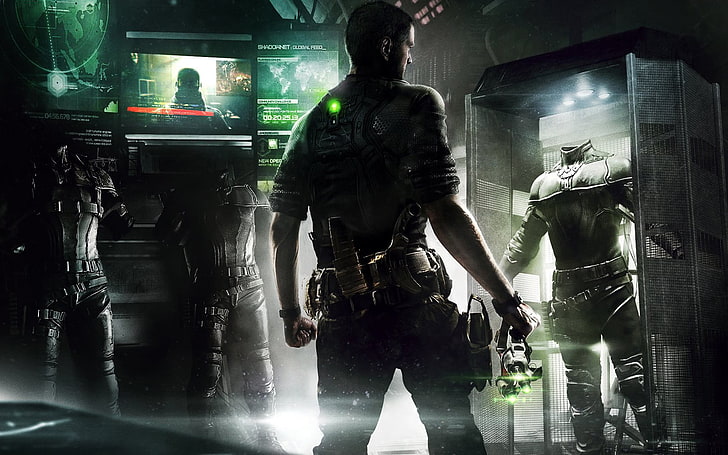 capa do jogo, Splinter Cell, videogames, HD papel de parede