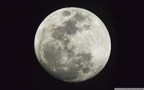 Vollmond, Mond, Weltraum, Natur, HD-Hintergrundbild HD wallpaper