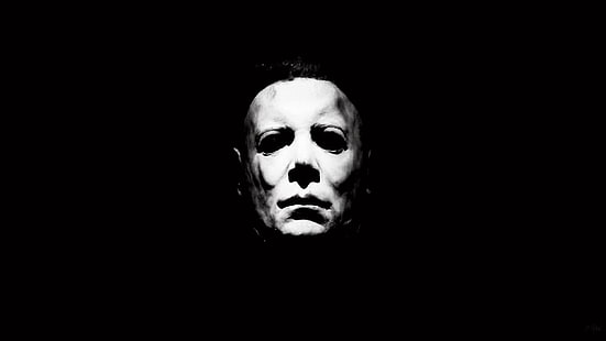 ภาพยนตร์, Halloween (1978), Black & White, Michael Myers, วอลล์เปเปอร์ HD HD wallpaper