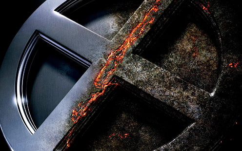X-Men, x-men: apocalisse, film, logo, Sfondo HD HD wallpaper