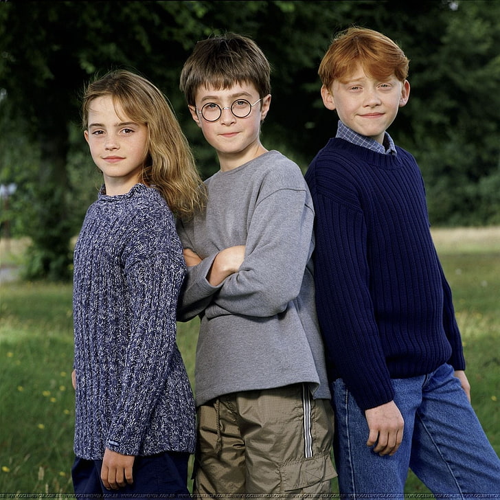 emma watson harry potter atores daniel radcliffe rupert grint elenco 1500x1499 pessoas atores arte em HD, Harry Potter, Emma Watson, HD papel de parede
