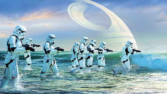 4K, Stormtroopers, Rogue One: una historia de Star Wars, Fondo de pantalla HD HD wallpaper