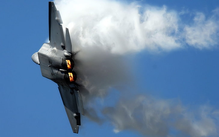 Cazas a reacción, Lockheed Martin F-22 Raptor, Fondo de pantalla HD