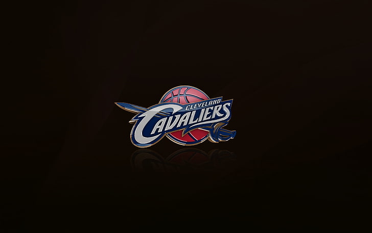 NBA Cleveland Cavaliers logo, Bola Basket, Latar Belakang, Logo, Cleveland, Cleveland Cavaliers, The Cavaliers, Wallpaper HD