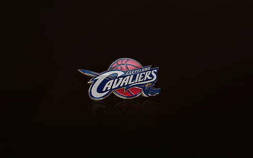 NBAクリーブランドキャバリアーズのロゴ、バスケットボール、背景、ロゴ、クリーブランド、クリーブランドキャバリアーズ、キャバリアーズ、 HDデスクトップの壁紙 HD wallpaper