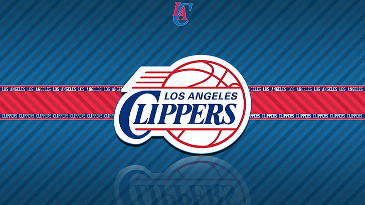 Bola Basket, Los Angeles Clippers, Emblem, Logo, NBA, Wallpaper HD
