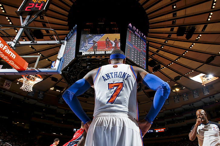 NBA 농구 뉴욕 시티 뉴욕 닉스 카멜로 앤서니 스포츠, HD 배경 화면