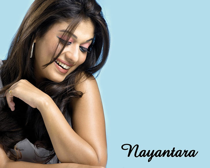 Nayanatara Sonríe, sonríe, nayanatara, Fondo de pantalla HD
