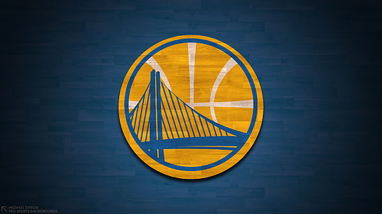 Bola Basket, Golden State Warriors, Logo, NBA, Wallpaper HD HD wallpaper
