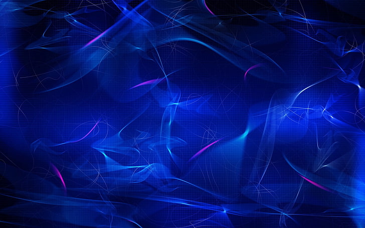 blaue digitale Tapete, Rauch, Masche, blau, Strahlen, Schema, HD-Hintergrundbild