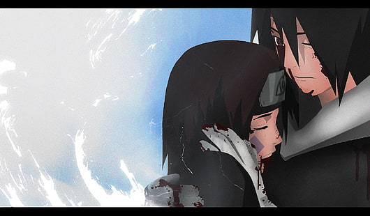 Ilustracja Uchiha Sasuke, Naruto Shippuuden, anime girls, Uchiha Obito, Nohara Rin, Tapety HD HD wallpaper
