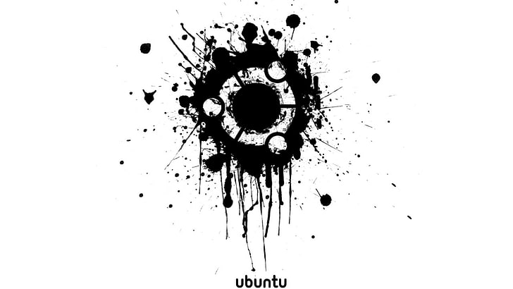 Skärmdump av Ubuntu-logotyp, teknik, Ubuntu, Linux, HD tapet