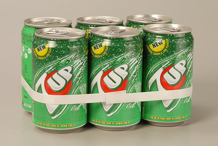 7up, Drink, Soda, Cans, Boxes, HD wallpaper