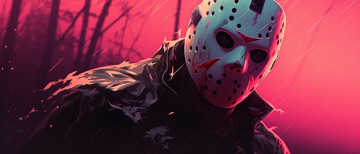  Jason Voorhees, Friday the 13th, horror, AI art, HD wallpaper HD wallpaper