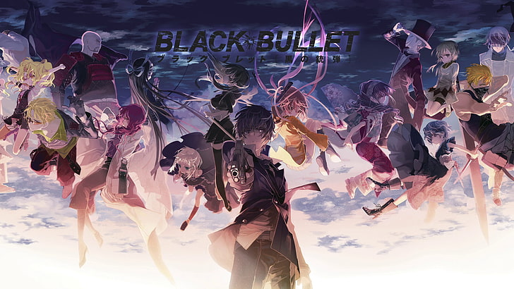 Black Bullet Anime Wallpaper, Anime, Black Bullet, Enju Aihara, Kagetane Hiruko, Kajo Senju, Kisara Tendo, Kohina Hiruko, Rentaro Satomi, HD-Hintergrundbild