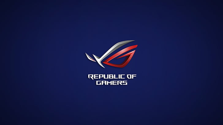 Republic of Gamers-logotypen, Republic of Gamers, Asus, HD, HD tapet