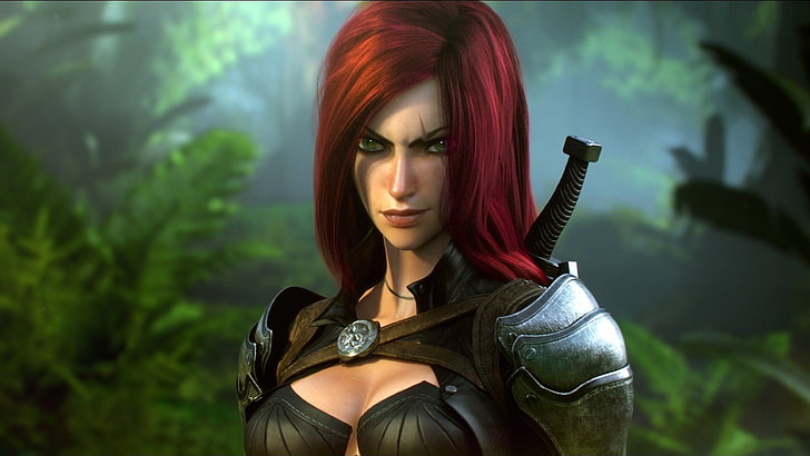 League of Legends Katarina Illustration, League of Legends, Videospiele, Katarina (Liga der Legenden), HD-Hintergrundbild