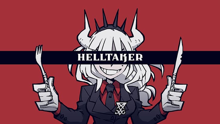 Helltaker, Lucifer (Helltaker), Fond d'écran HD