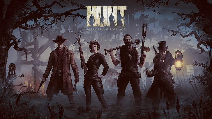 Hunt цифров тапет, Hunt Horrors of The Gilded Age, HD тапет