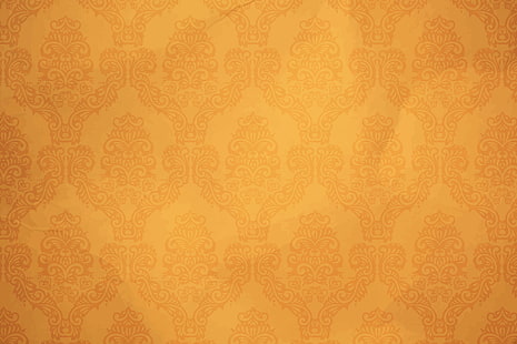 жълт текстил, шарки, фон, текстура, повърхност, светлина, бледо, скучно, HD тапет HD wallpaper