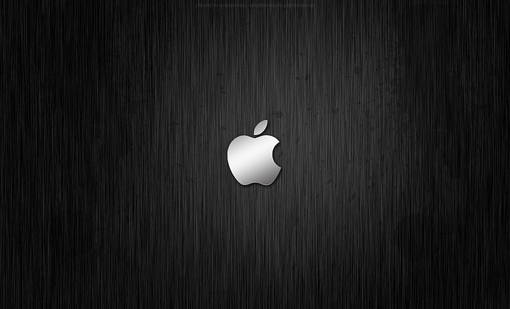 Metal Apple, Apple-logotyp, Datorer, Mac, Apple, Metal, HD tapet