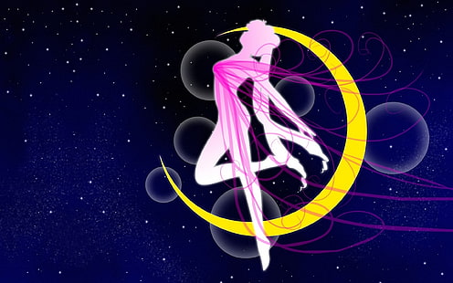 بحار القمر 2560x1600 Space Moons HD Art ، Sailor Moon، خلفية HD HD wallpaper