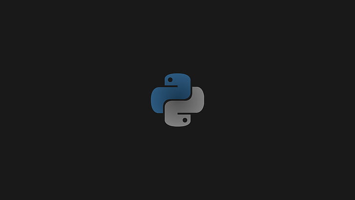python, programming, minimalism, grey, technology, HD wallpaper