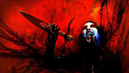  Marilyn Manson, music, HD wallpaper HD wallpaper