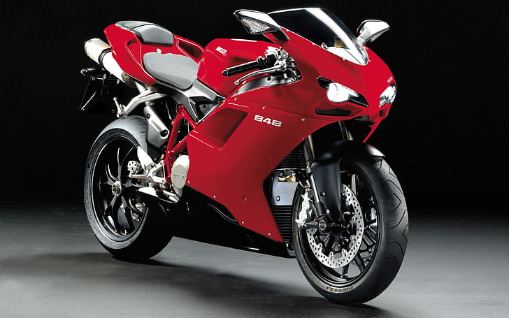 Motocykl Ducati 848, Ducati, Motocykl, Tapety HD