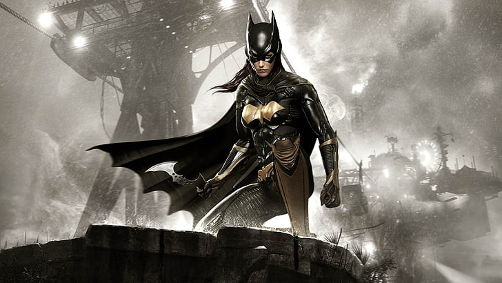 Batgirl, Batman: Arkham Ritter, Batman, Batgirl, Rocksteady Studios, HD-Hintergrundbild