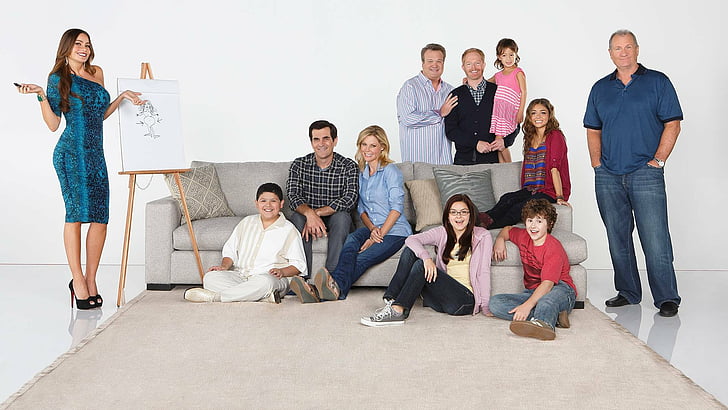commedia, famiglia, moderno, serie, sitcom, Sfondo HD