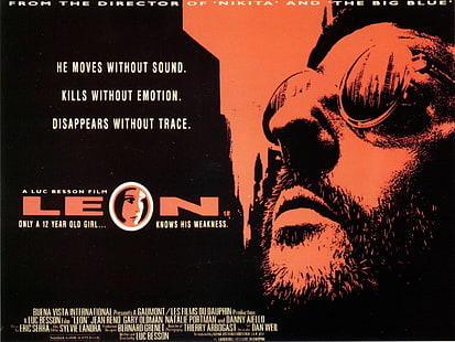 Poster di film, Leon, Luc Besson, Jean Reno, Léon: The Professional, poster di film, Sfondo HD HD wallpaper