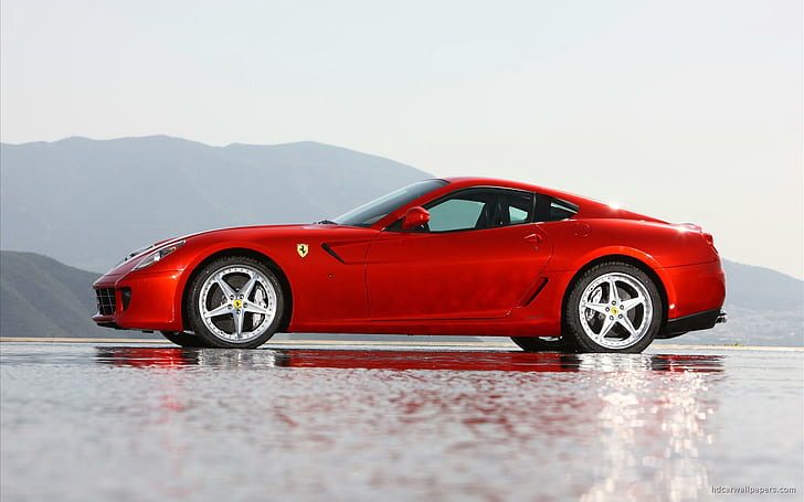 2010 Ferrari 599 GTB HGTE 2, czerwony samochód ferrari, 2010, ferrari, hgte, samochody, Tapety HD