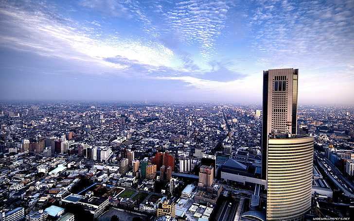 città, paesaggio urbano, New York City, metropoli, veduta aerea, Sfondo HD