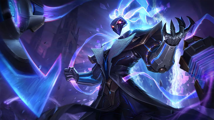 Thresh, League of Legends, Riot Games, Support (League Of Legends), fire, Thresh (League Of Legends), HD wallpaper