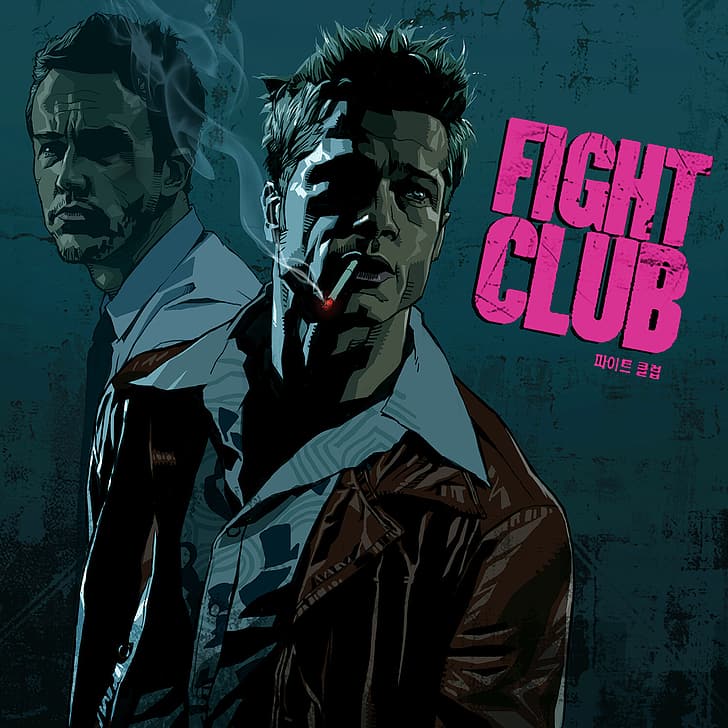 Fight Club Movie Poster Fight Club Edward Norton Brad Pitt Movies Grunge Hd Wallpaper Wallpaperbetter