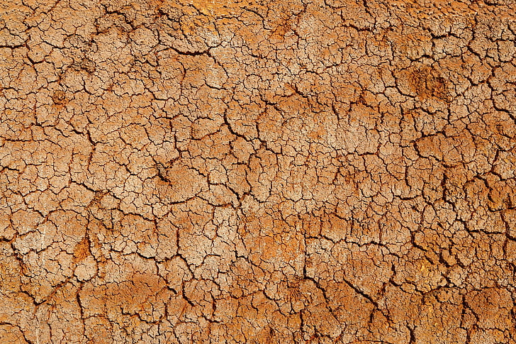 Trockener Boden Tapete, Wüste, Textur, Riss, Kork, Ton, HD-Hintergrundbild