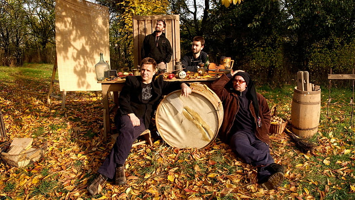 Fru fru, Leaves, Table, Band, Autumn, วอลล์เปเปอร์ HD