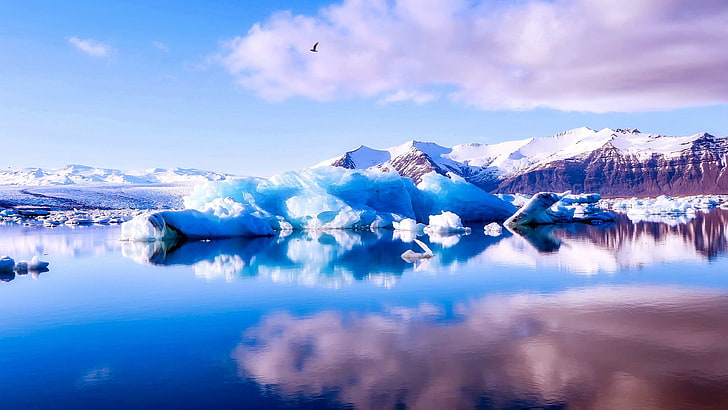 ทะเลสาป, อุทยานแห่งชาติ vatnajokull, jokulsarlon, ธารน้ำแข็ง, ตอนเช้า, ธรณีสัณฐาน, มหาสมุทรอาร์คติก, เมฆ, ภูเขาน้ำแข็ง, การสะท้อน, เทือกเขา, อาร์กติก, ภูเขา, ติดตั้งทิวทัศน์, ทะเลสาบน้ำแข็ง, ท้องฟ้า, น้ำ, ธรรมชาติ, วอลล์เปเปอร์ HD