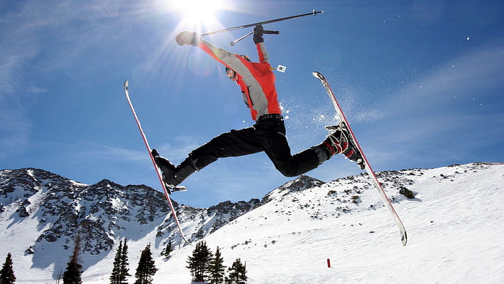 หิมะบินเล่นสกีท็อปส์, วอลล์เปเปอร์ HD
