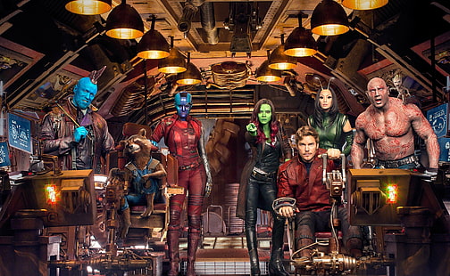 Guardiani della galassia vol.2, sfondi dei personaggi di Guardiani della Galassia, Film, Altri film, Sfondo HD HD wallpaper