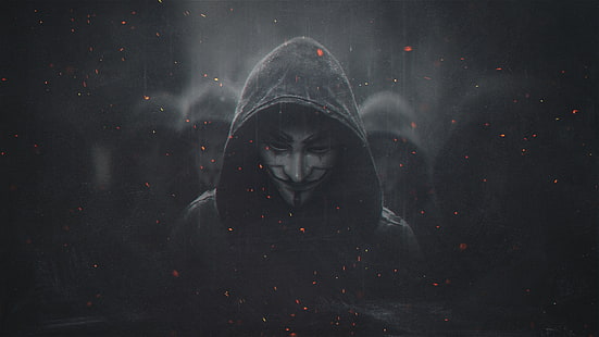 Kunst, Legion, Anonym, Guy Fawkes, Wachhunde, Maske, Wachhunde Legion, HD-Hintergrundbild HD wallpaper