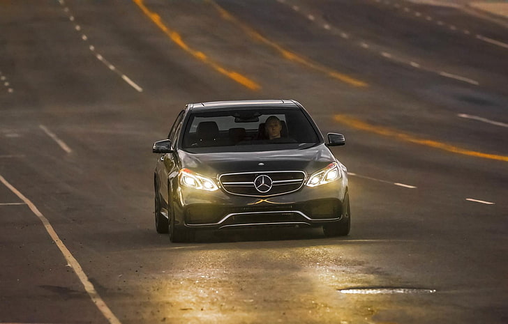 Mercedes-Benz E-Klass, 2015 Mercedes Benz E nära, bil, HD tapet