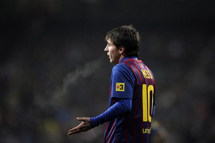 Lionel Messi, sepak bola, klub, bentuk, pemain, Lionel Messi, Messi, FC Barcelona, ​​Leo, Wallpaper HD