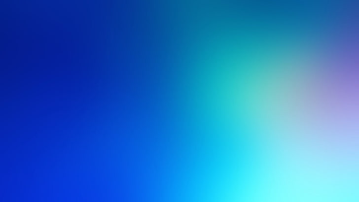 красочный, размытый, Windows 7, градиент, синий фон, минимализм, HD обои