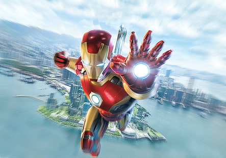 Iron Man Experience, Hong Kong Disneyland, Iron Man, 8K, 4K, Tapety HD HD wallpaper