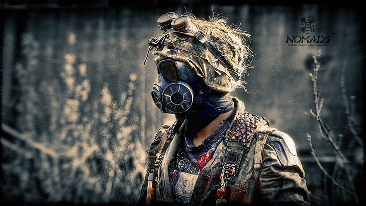 airsoft, nomads, pos apocalyptic, HD wallpaper