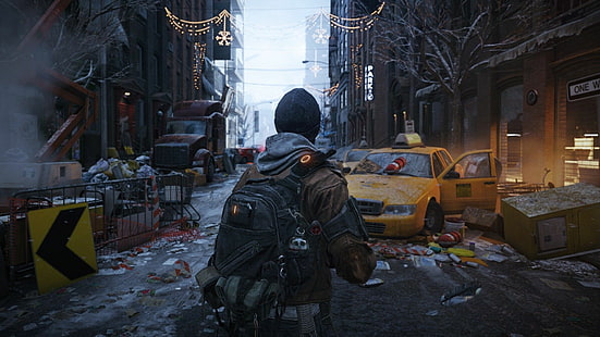 Tom Clancy’s The Division HD, дивизията, tom clancy's the Division, зима, HD тапет HD wallpaper