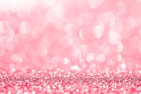 white and pink glitters digital wallpaper, background, pink, Shine, bokeh, glitter, HD wallpaper HD wallpaper
